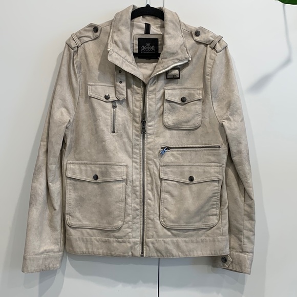 Express Vegan Leather Jacket - Picture 1 of 6